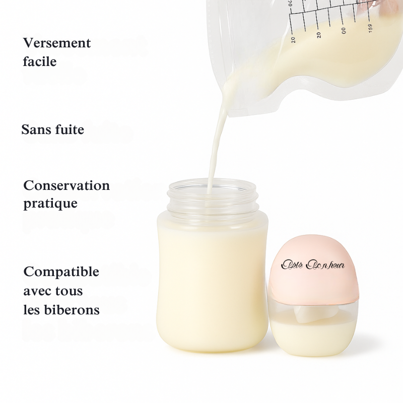 sacs de Stockage Lait Maternel – Lot de 30, Pratiques et Hermétiques