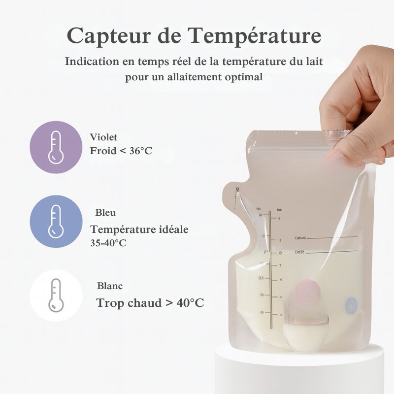 sacs de Stockage Lait Maternel – Lot de 30, Pratiques et Hermétiques