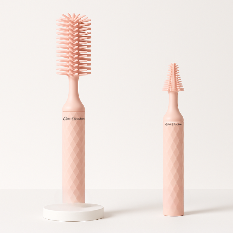 Brosse Électrique pour Accessoires Bébé – 2 Têtes & Brosse Fine, 100% Étanche