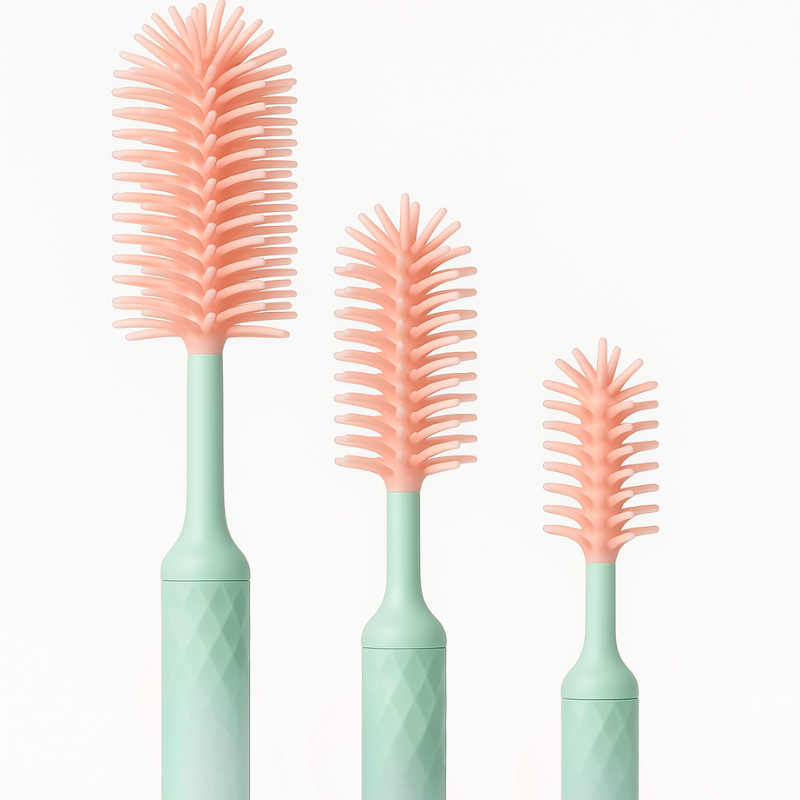 Brosse Électrique pour Accessoires Bébé – 2 Têtes & Brosse Fine, 100% Étanche