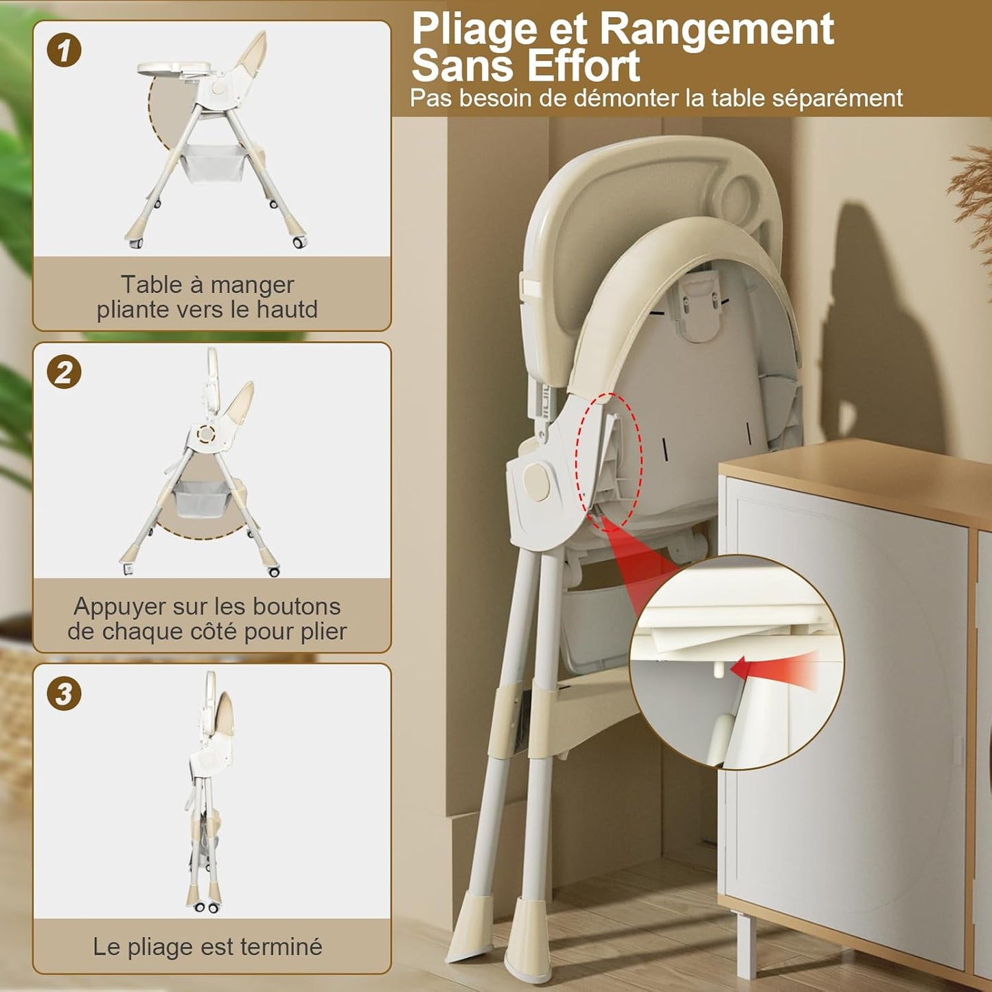 Chaise Haute Bébé