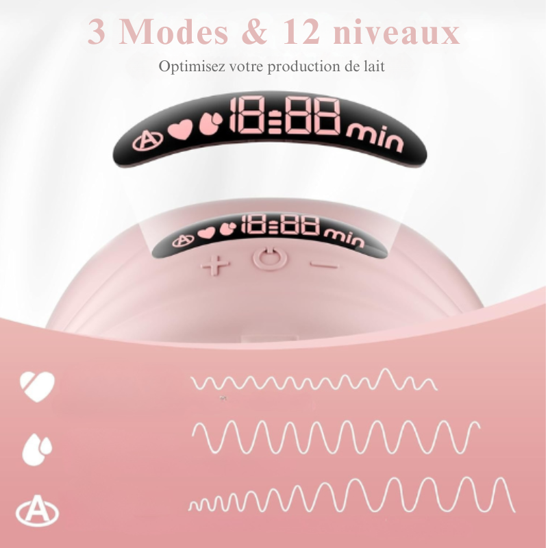Tire-Lait Électrique Mains Libres – Allaitement Confortable et Discret
