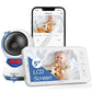 Babyphone Vidéo avec Caméra HD, Écran LCD et Communication Bidirectionnelle