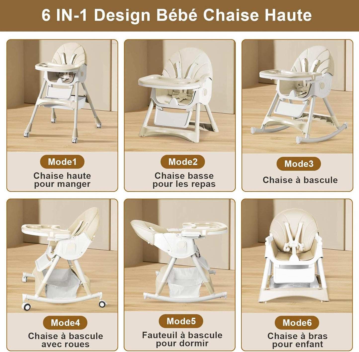 Chaise Haute Bébé