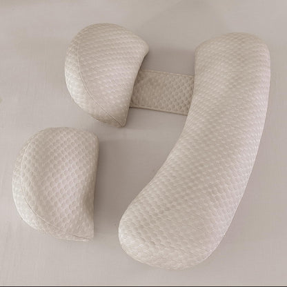 Coussin de Grossesse - Coussin de Positionnement Latéral pour Femme Enceinte | Soutien du Dos, des Hanches, des Jambes et du Ventre