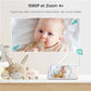 Babyphone Vidéo avec Caméra HD, Écran LCD et Communication Bidirectionnelle