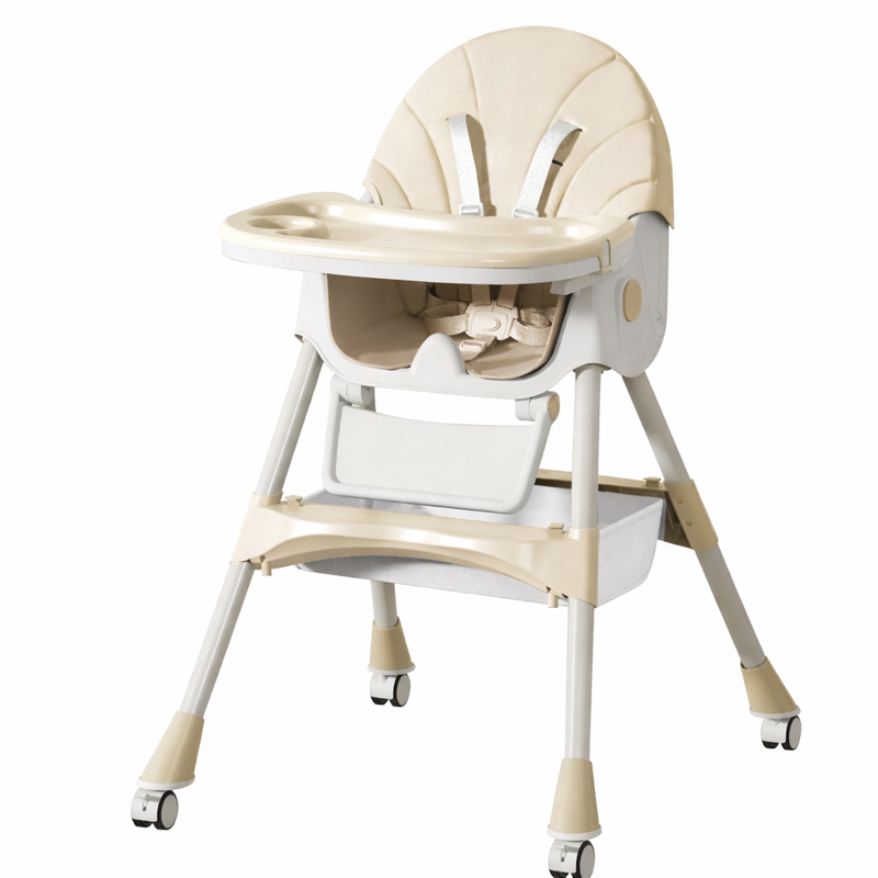 Chaise-Haute-Bebe
-Evolutive-3-en-1 – Confort-et-Securite