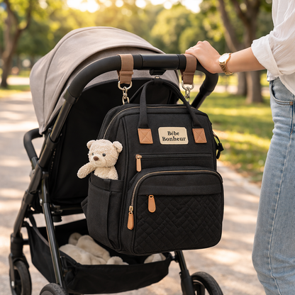 Sac à Langer Multifonction – Grande Capacité & 18 Poches