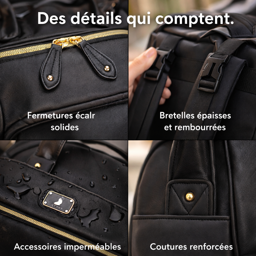 Sac à Langer Multifonction – Grande Capacité & 18 Poches