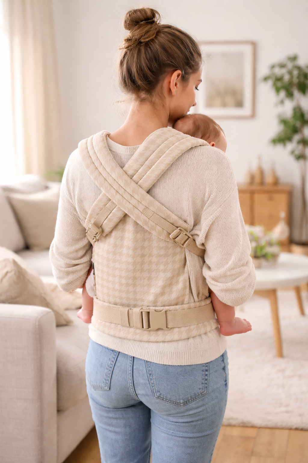 Porte bébé physiologique confortable | maintien naturel et sécurisé