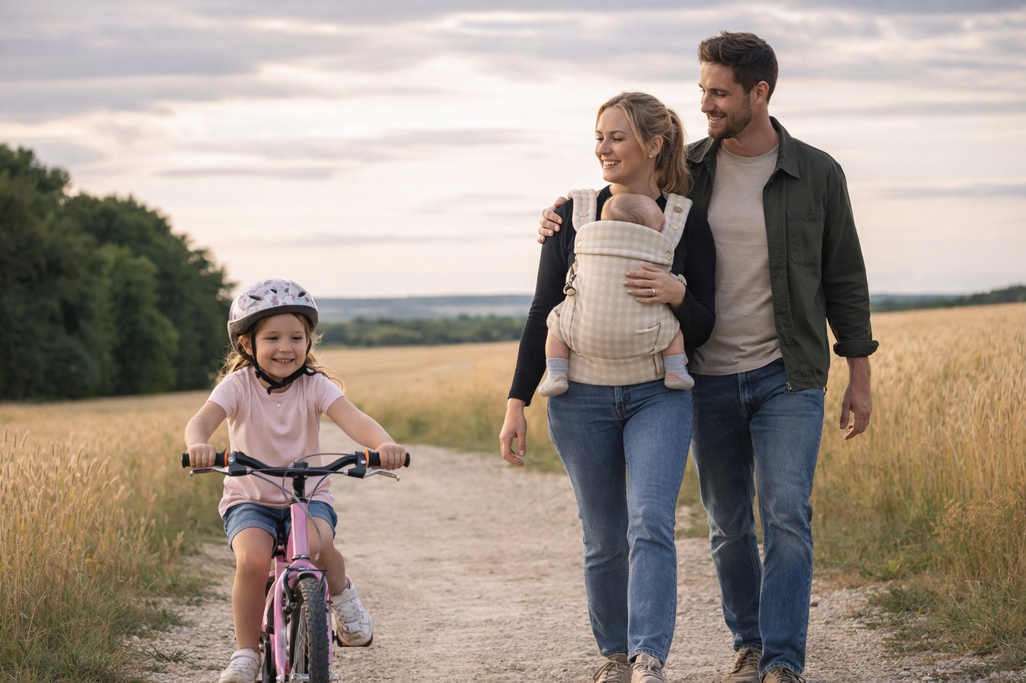 Porte bébé physiologique confortable | maintien naturel et sécurisé