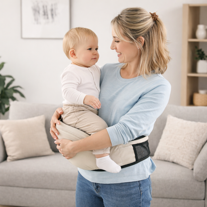 Porte bébé ceinture confortable et réglable | facile et sécurisé