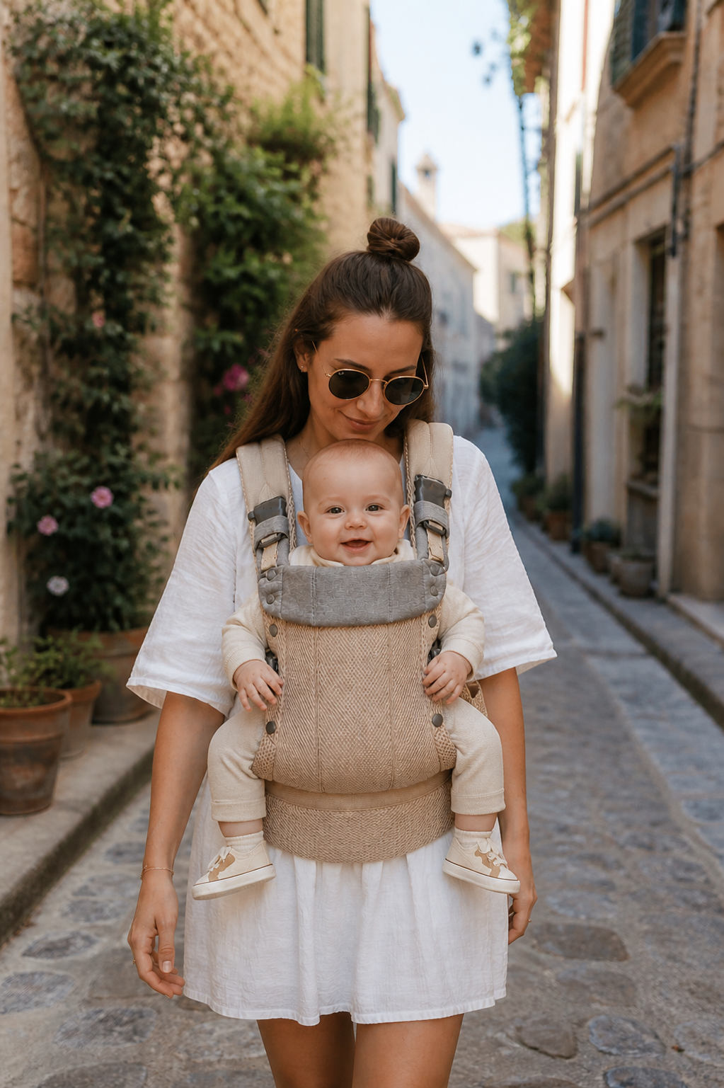 Porte bébé physiologique ultra respirant premium - visuel complémentaire