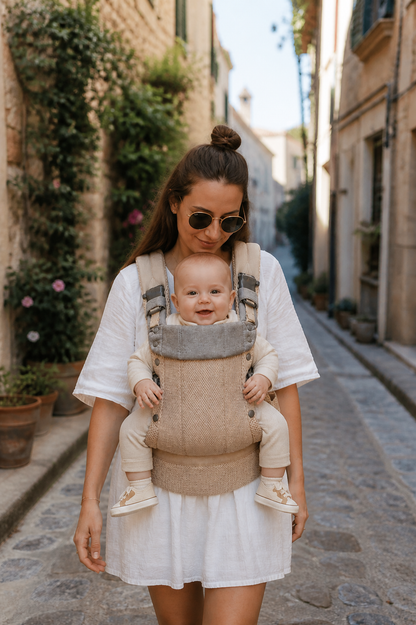 Porte bébé physiologique ultra respirant premium - visuel complémentaire