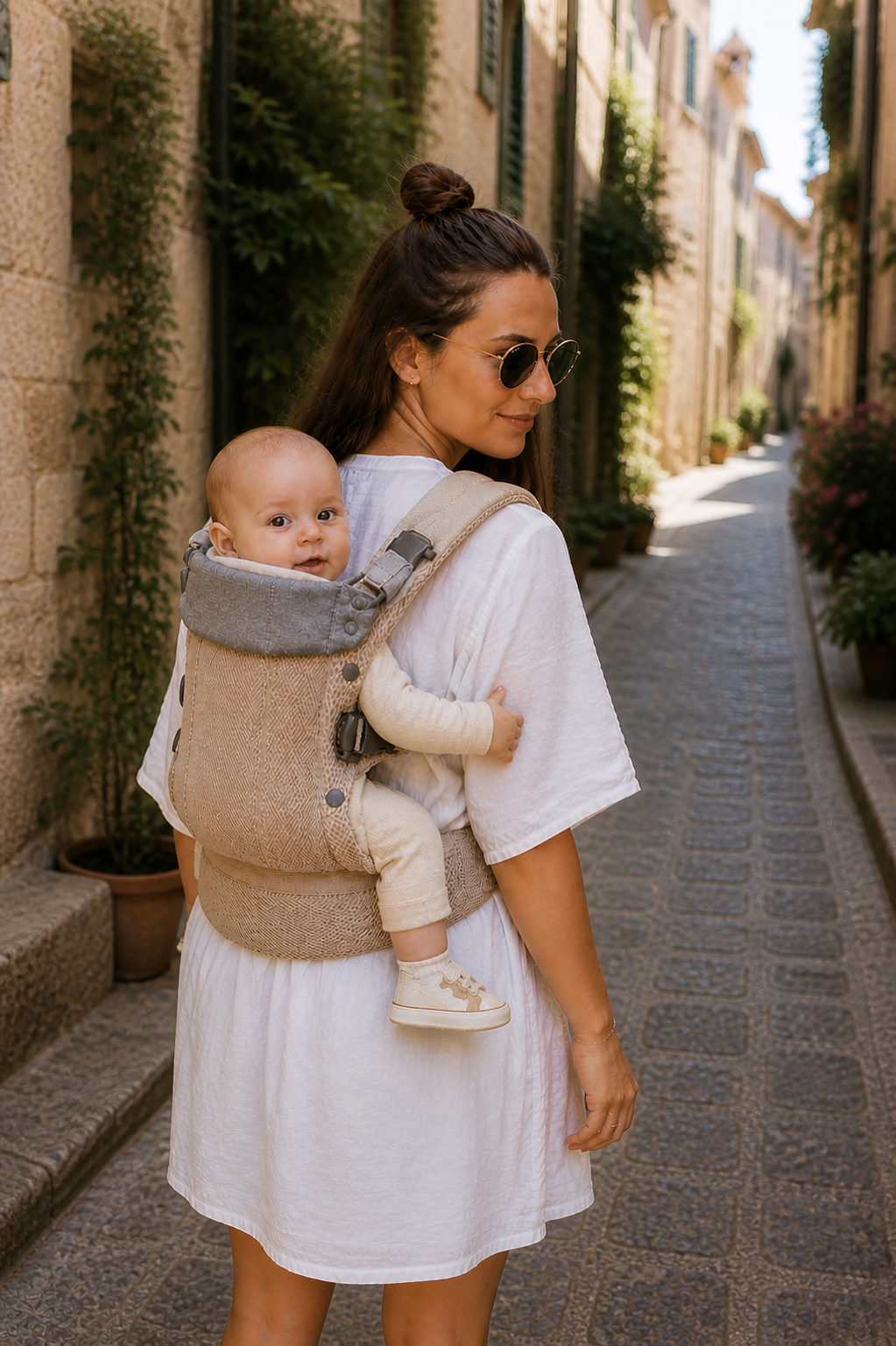 Porte bébé physiologique ultra respirant premium - visuel complémentaire