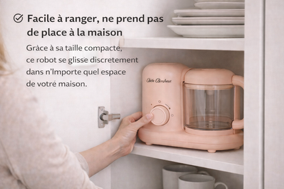 Robot cuiseur bébé vapeur et mixeur – Préparation repas bébé facile