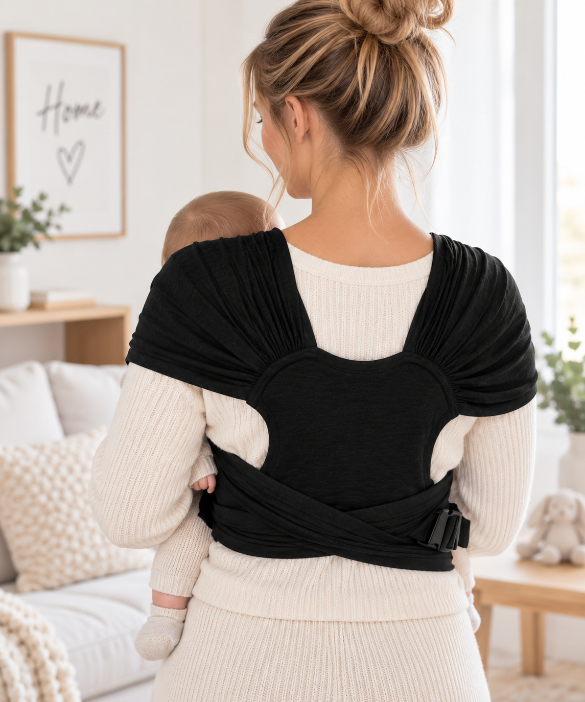 Écharpe de Portage Bébé Réglable | Légère et Respirante