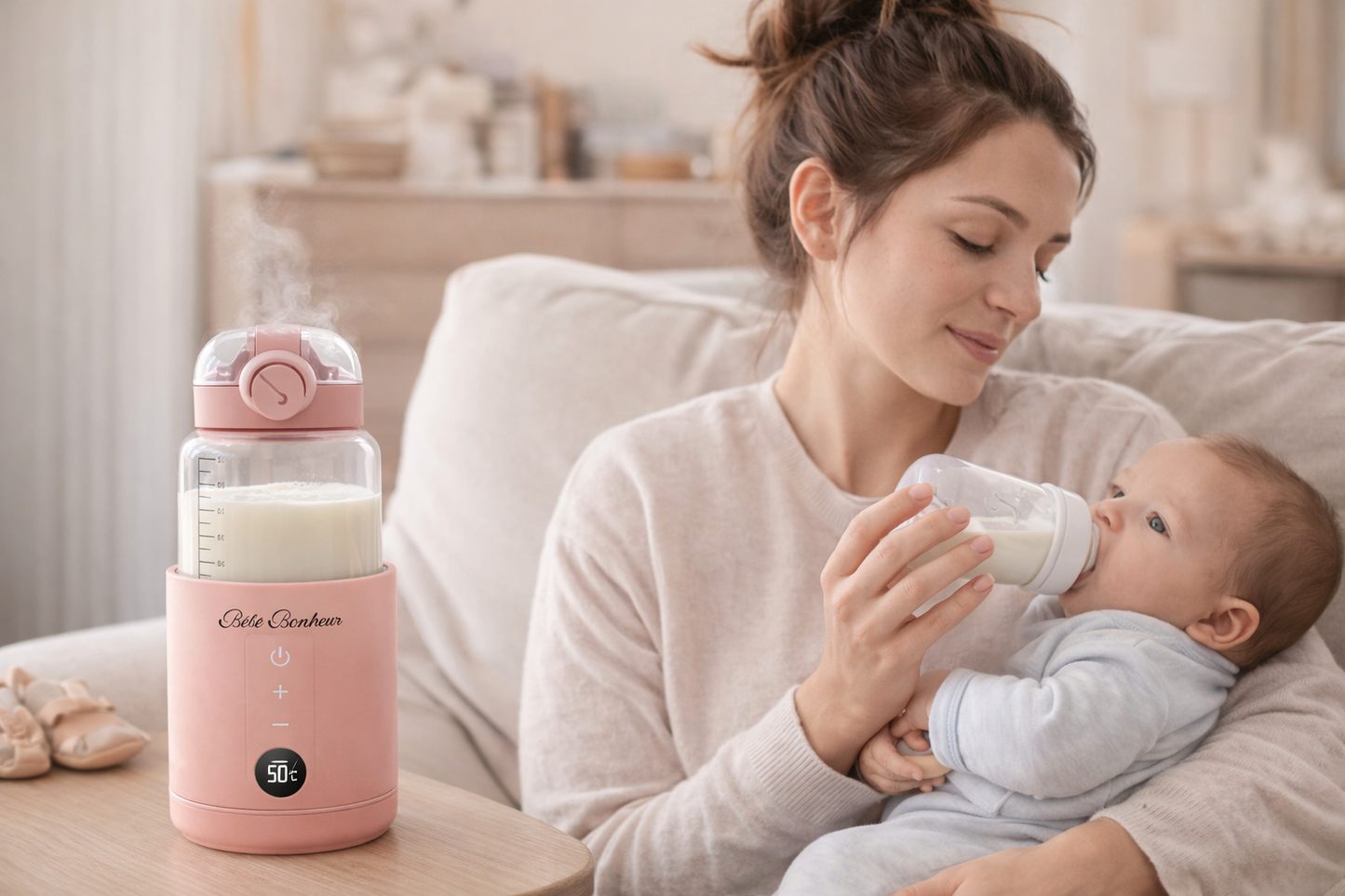 Chauffe Biberon Portable Rechargeable – Température Parfaite Partout