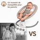 Berceau Bébé Électrique avec Bluetooth et Musique – 4 Vitesses, Léger et Confortable dès la Naissance