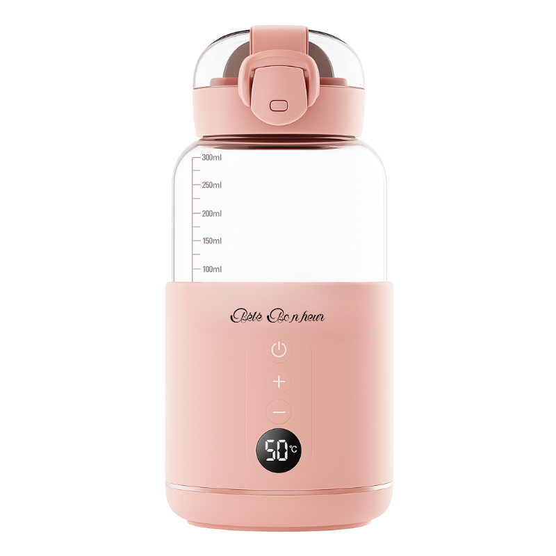 Biberons Toujours Prêts – Chauffe-Lait Rechargeable avec Thermostat Intégré