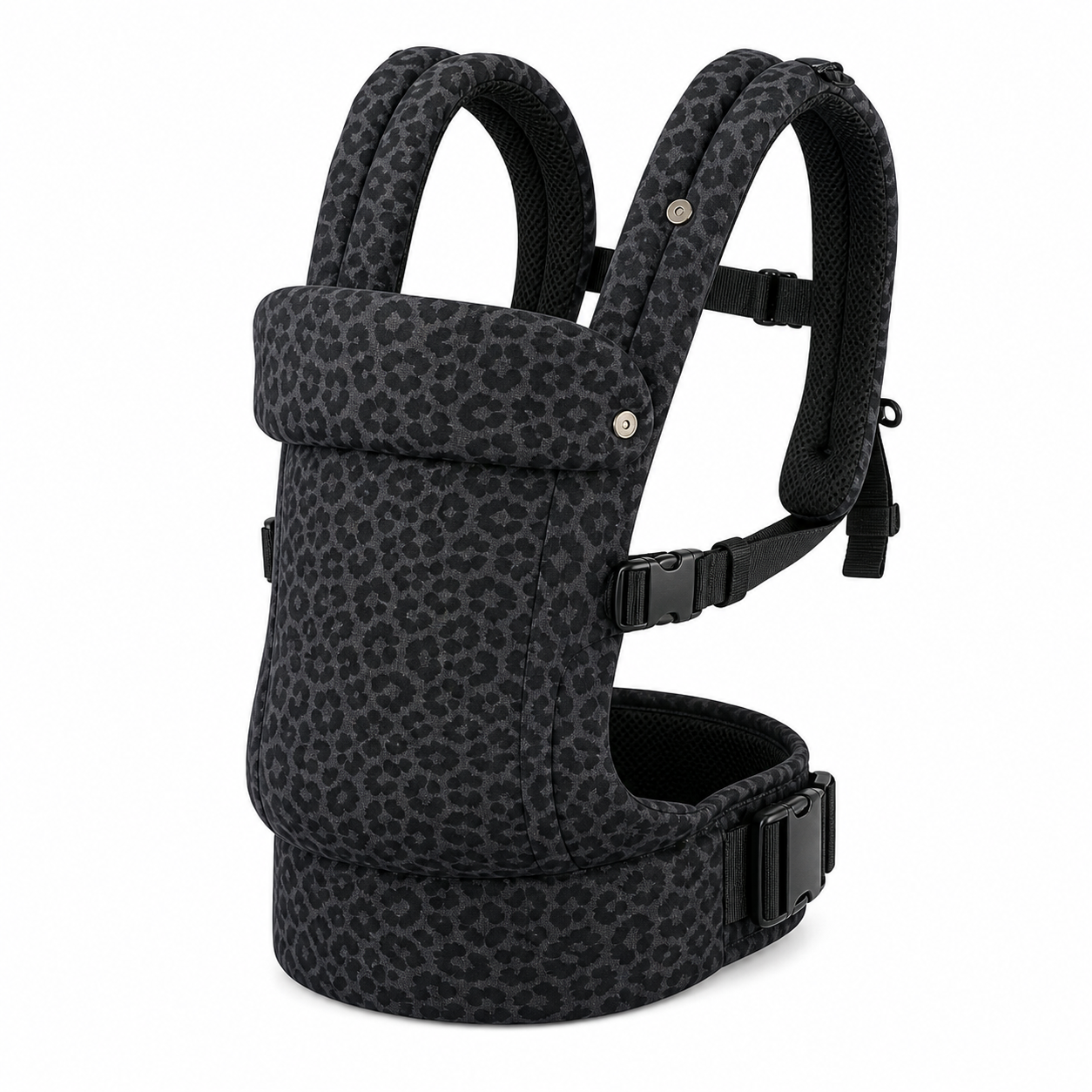 Porte-Bebe-Ergonomique-Ultra-Confort-Respirant-Reglable-Securise-Floral-Noir