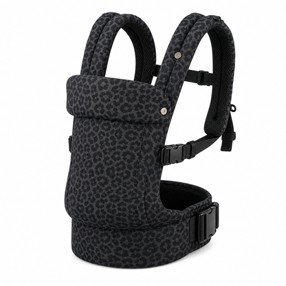 Porte-Bebe-Ergonomique-Ultra-Confort-Respirant-Reglable-Securise-Floral-Noir