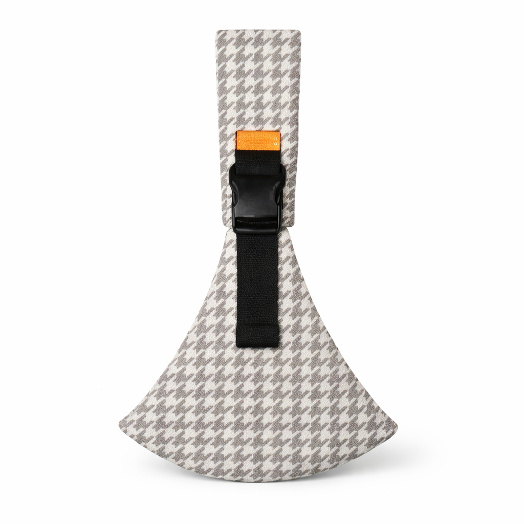 Porte-Bebe-Hanche-Ergonomique-Siege-Integre-Maintien-Optimal-Position-Naturelle-damier-blanc