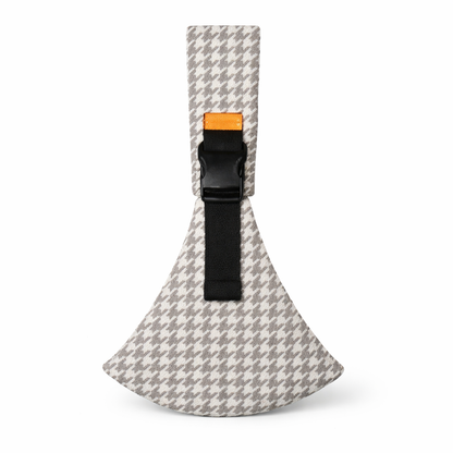 Porte-Bebe-Hanche-Ergonomique-Siege-Integre-Maintien-Optimal-Position-Naturelle-damier-blanc