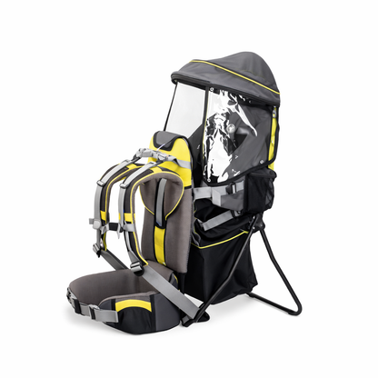 Porte-Bebe-Randonnee-Ergonomique-Sac-de-Portage-Confort-Maintien-Jaune