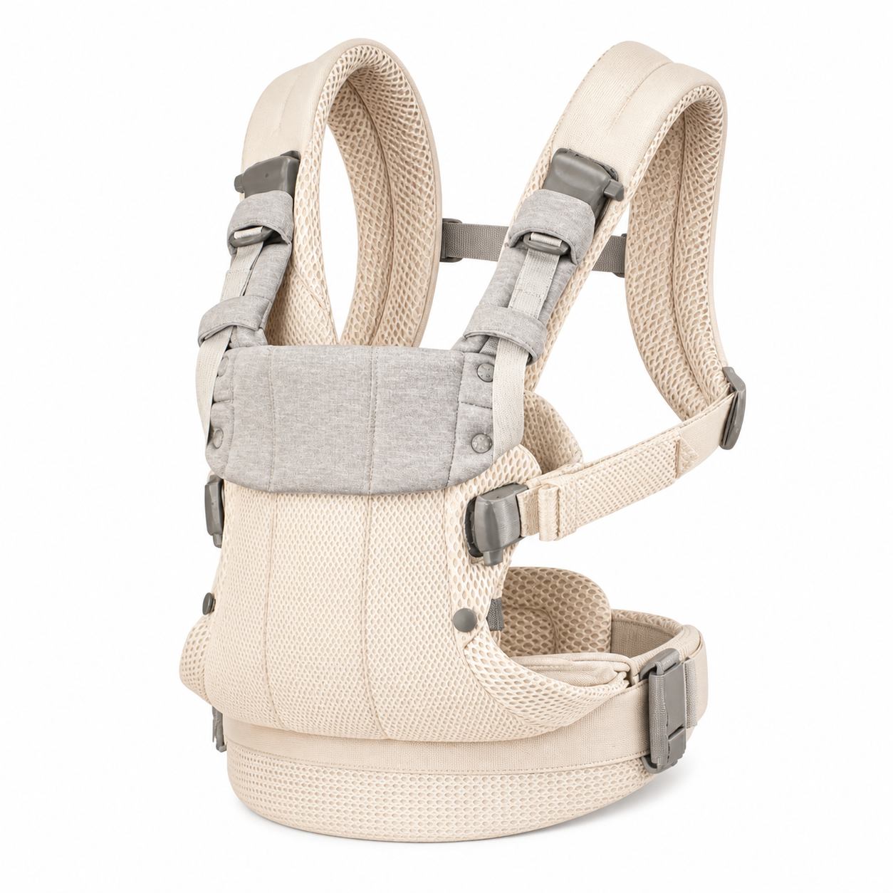 Porte-bébé-physiologique-ultra-respirant-premium-Confort-ergonomique-0-36-mois-Beige