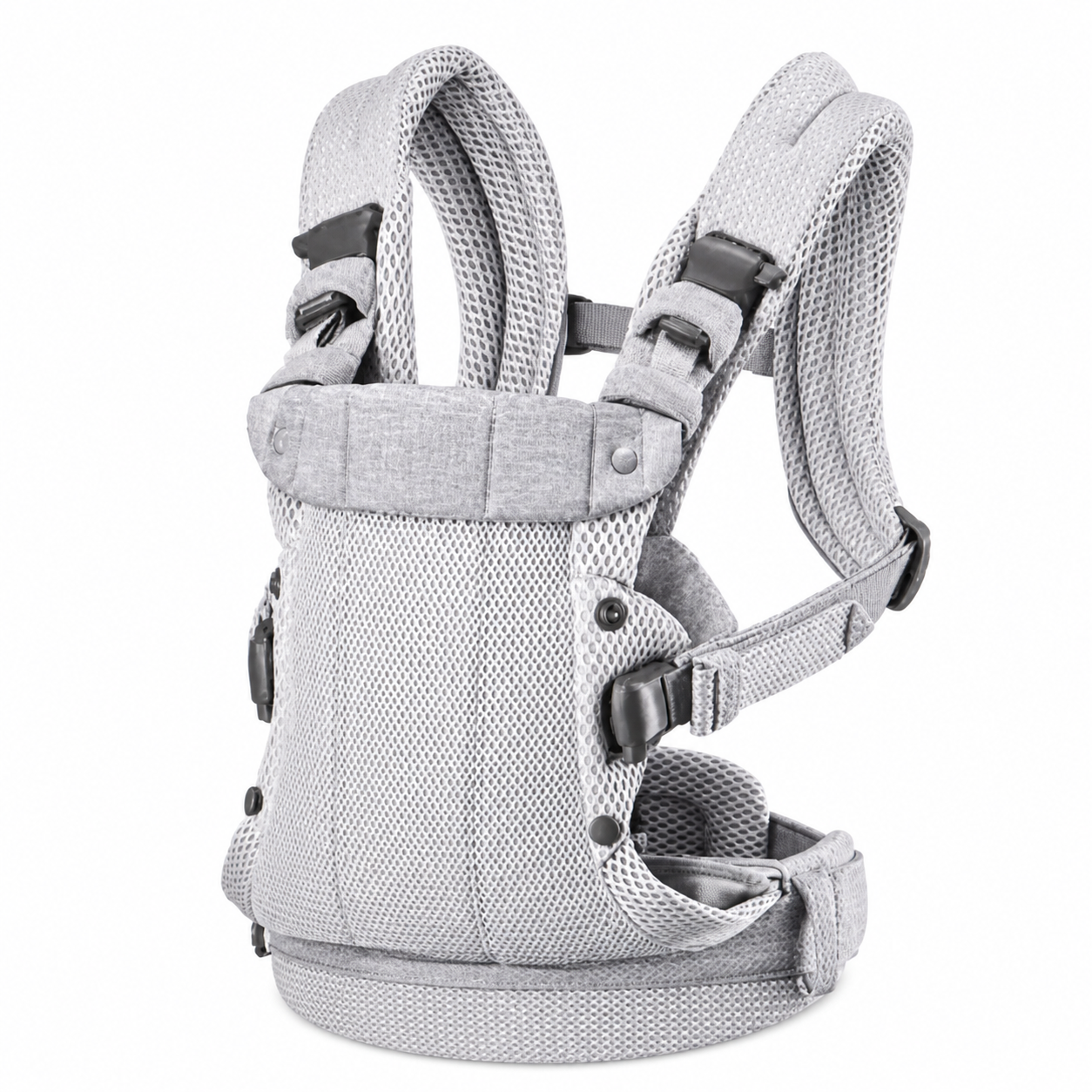 Porte-bébé-physiologique-ultra-respirant-premium-Confort-ergonomique-0-36-mois-Gris-Claire