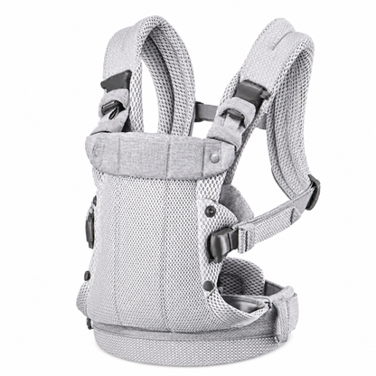 Porte-bébé-physiologique-ultra-respirant-premium-Confort-ergonomique-0-36-mois-Gris-Claire