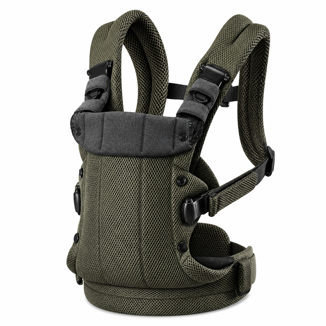 Porte-bébé-physiologique-ultra-respirant-premium-Confort-ergonomique-0-36-mois-Kaki