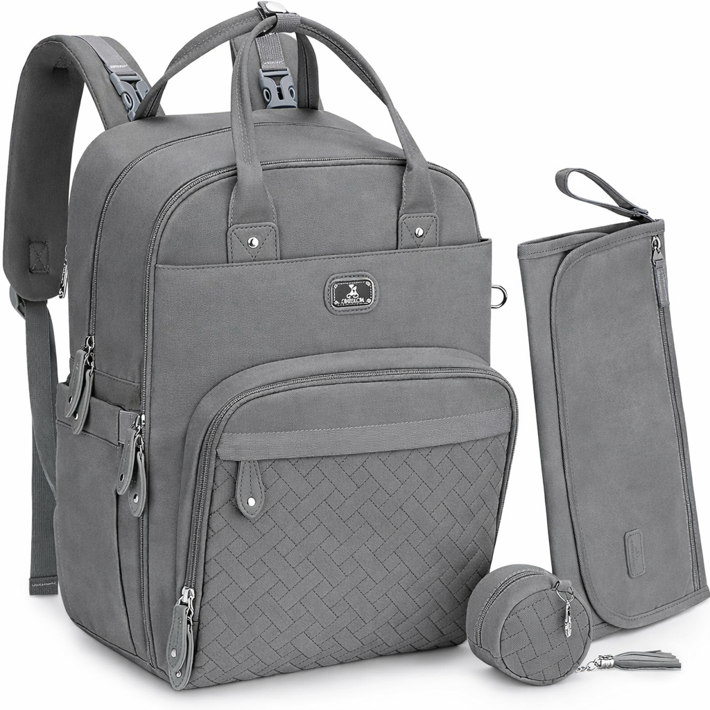 Sac à Langer Multifonction – Grande Capacité & 18 Poches